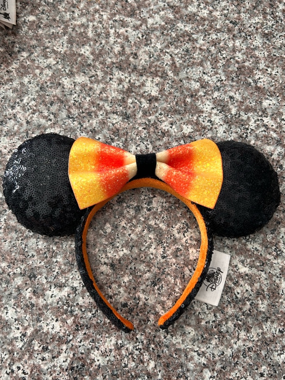 Candy Corn Minnie Mouse Sequin Ears 2024 ed.